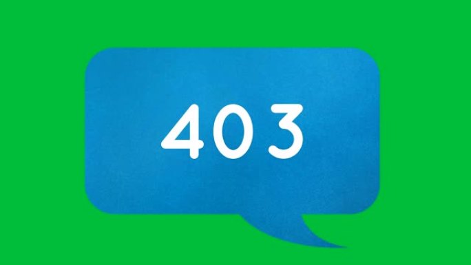 数字不断增加的蓝色聊天框4k