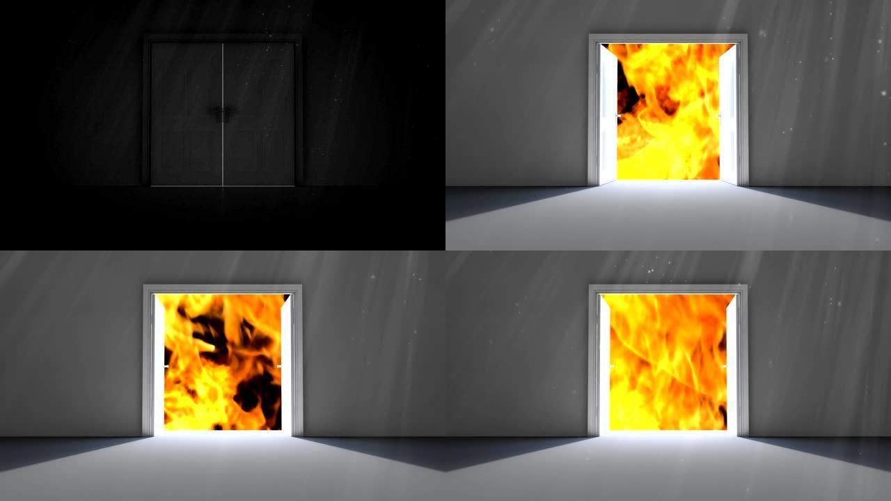 门和火的数字复合材料