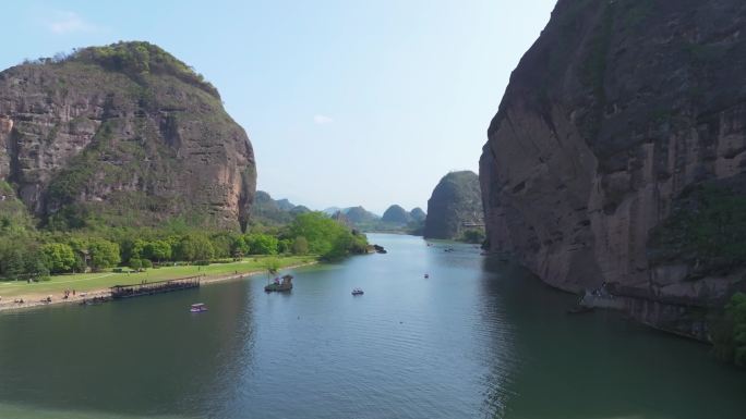 江西鹰潭龙虎山航拍