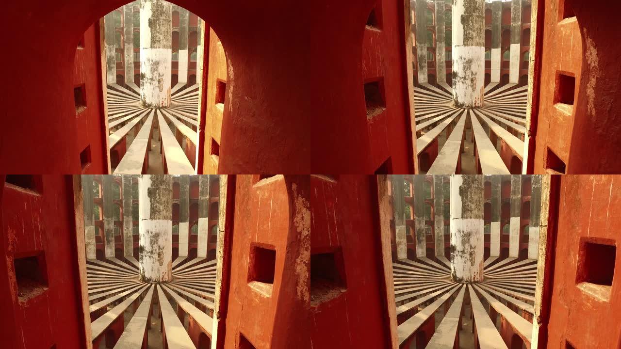 印度德里Jantar Mantar天文台的建筑细节