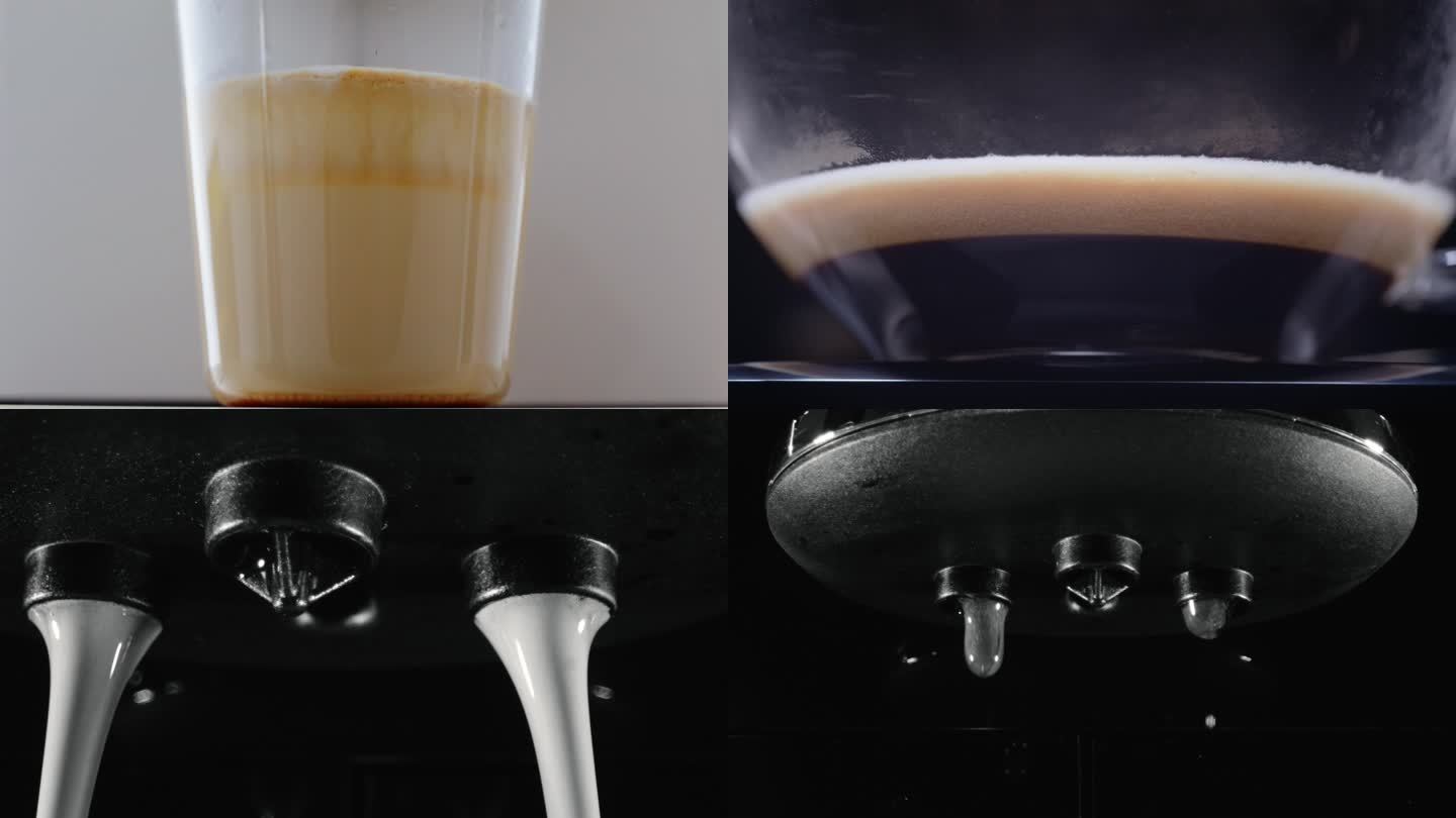 各种出咖啡液体镜头