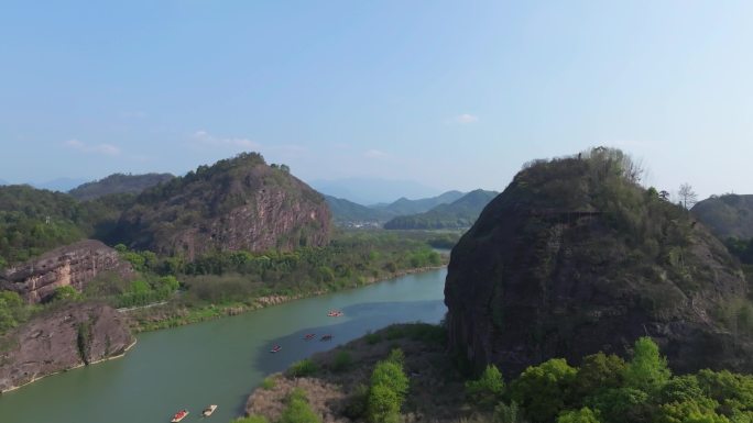 江西鹰潭龙虎山航拍