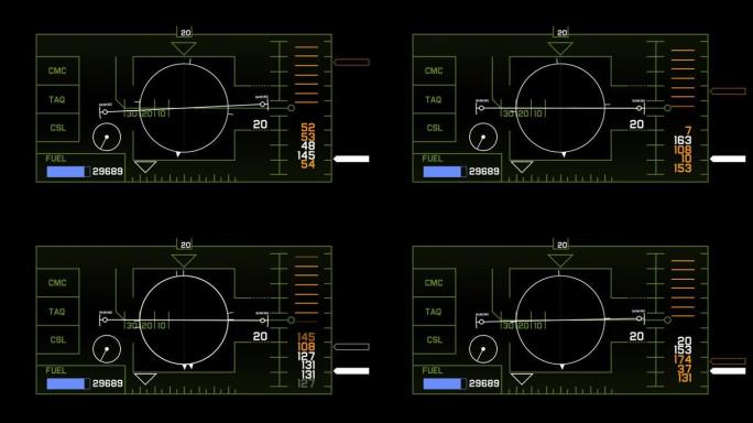 4k抽象动画全息界面
