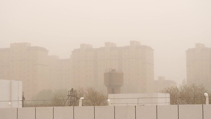 城市沙尘暴天气