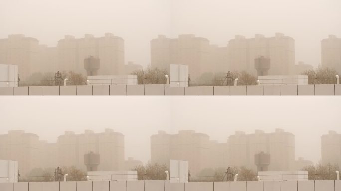城市沙尘暴天气
