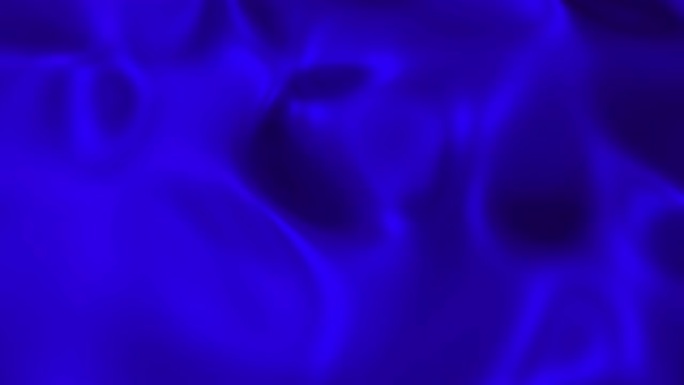 蓝色金属波液体背景。魅力缎熔岩纹理3D渲染循环4k