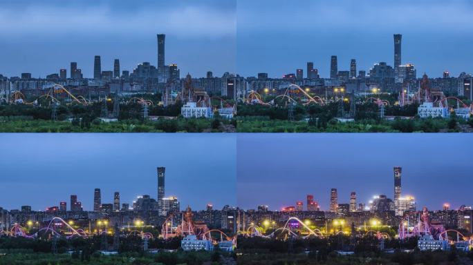 【8K】北京CBD 夜景延时