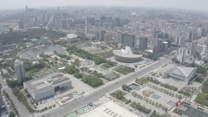 广东省东莞市政府鸿福路中心广场六大馆