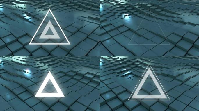 数字三角形和移动立方体
