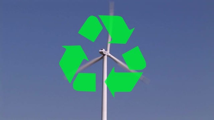 回收标志和风力涡轮机