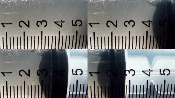 液体污泥医用注射器视频