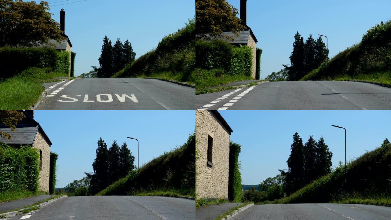 盲目登顶前绘制的慢速道路标记