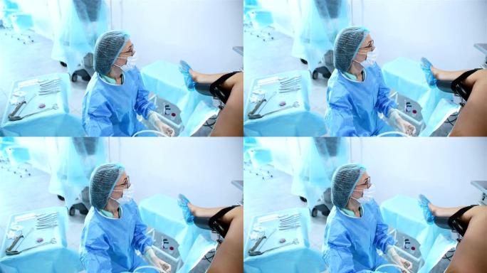 妇产科医生，生殖医生做宫腔镜手术。