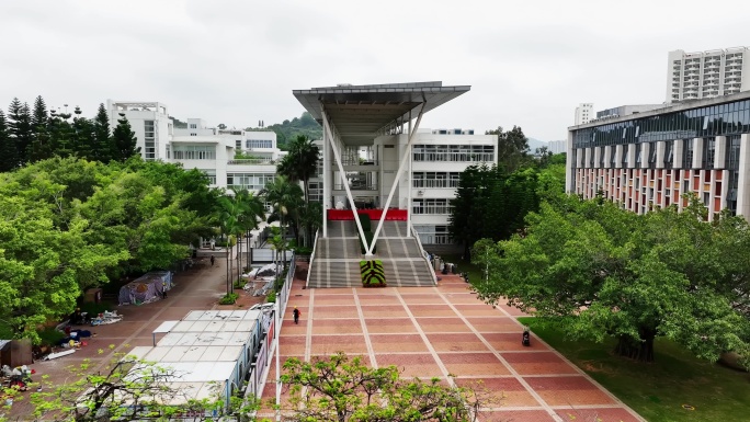 深圳南山区大学城北京大学校区航拍