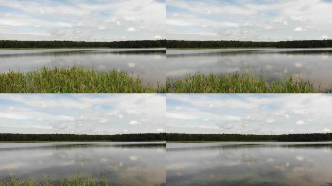 波兰基尔维克湖马祖里亚。鸟瞰图