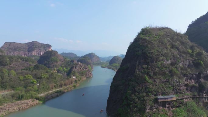 江西鹰潭龙虎山航拍