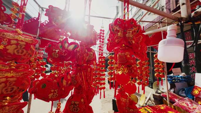 春节赶集采购年货合集