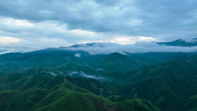 航拍大山山川山脉