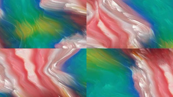 抽象艺术波浪海浪涌动背景短片46-2