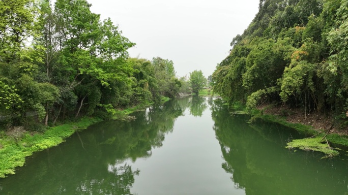 成都新津农博园斑竹林养马河