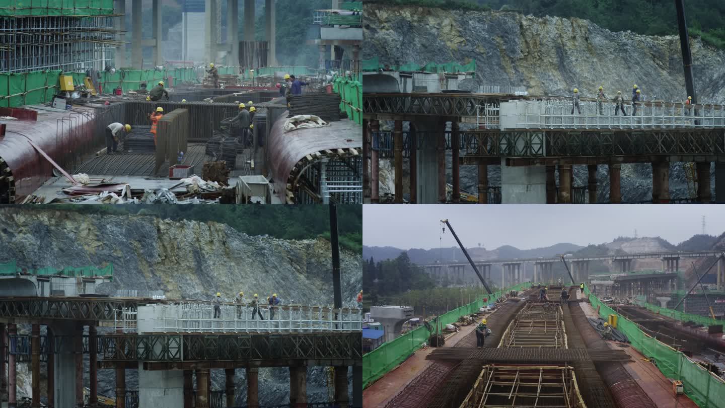 高速立交桥建设施工