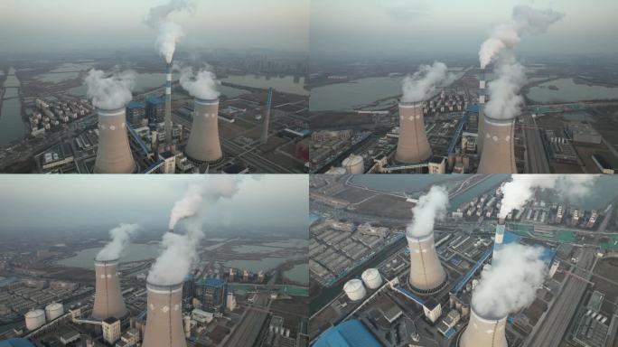 电厂 烟囱 环境污染 环保 空气污染