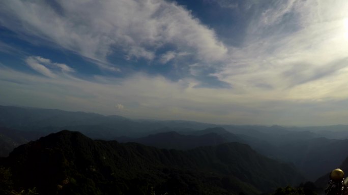 武当山上的金顶j延时拍摄