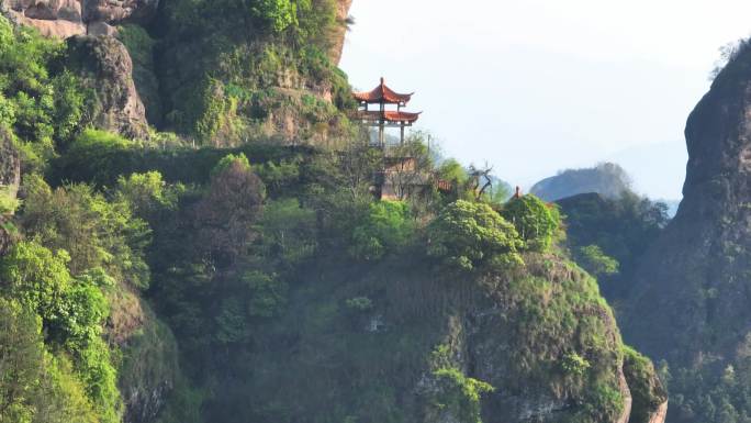 江西鹰潭龙虎山航拍