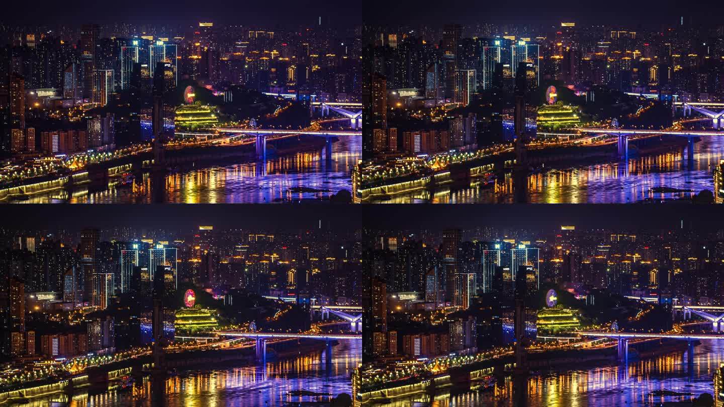 重庆城市风光南岸夜景