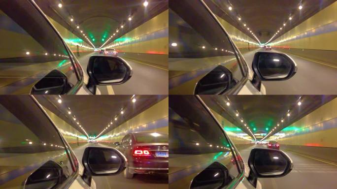 汽车在隧道里行驶视频素材90