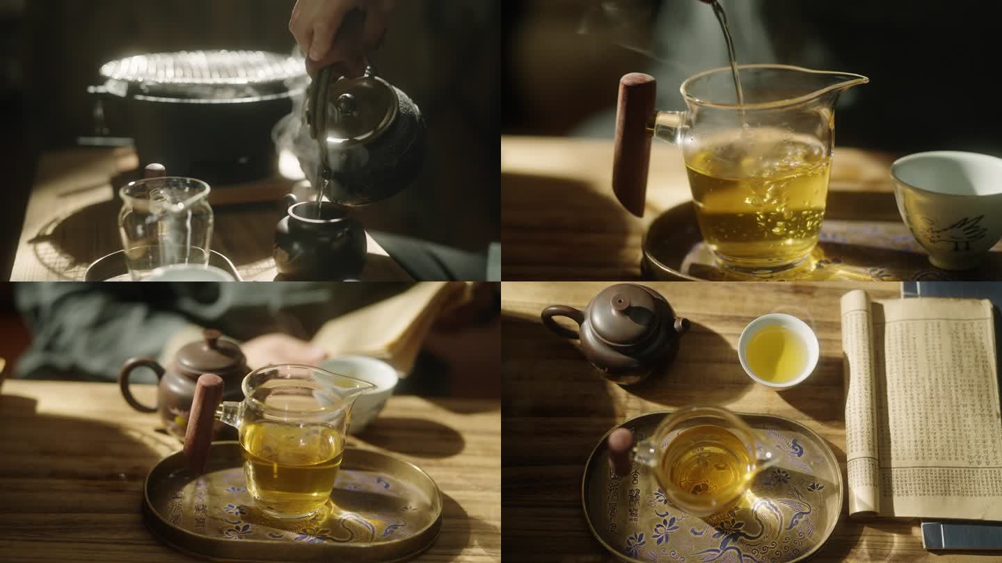 【4k】铁壶沉浸式泡茶