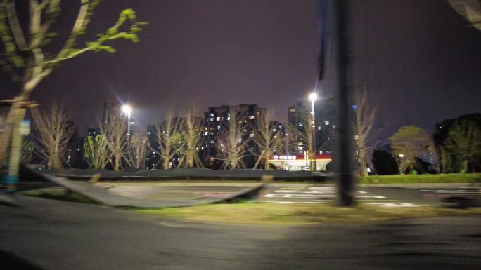 城市夜景开车视频素材49