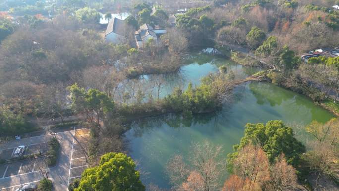 杭州景区西溪湿地美景风景视频素材40