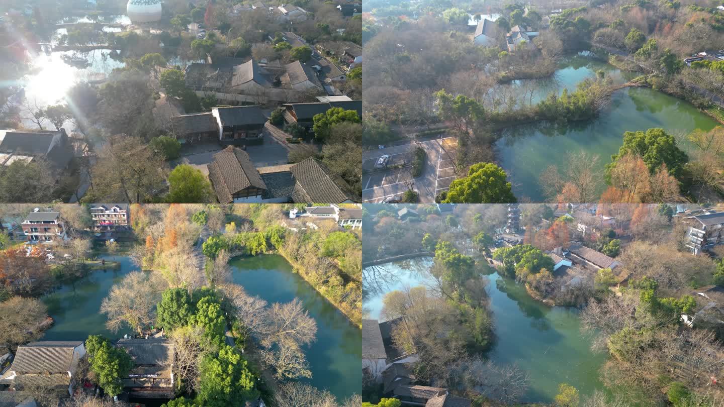 杭州景区西溪湿地美景风景视频素材40