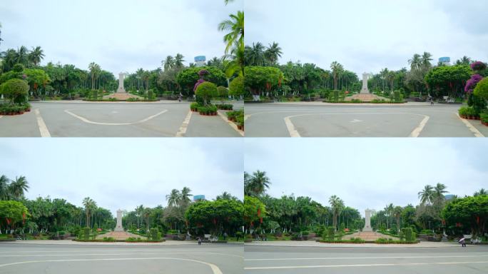 海南 椰树 椰子树 椰林 人民公园纪念碑