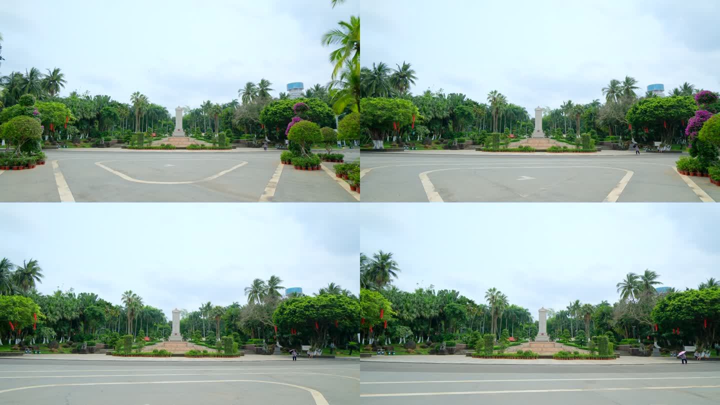 海南 椰树 椰子树 椰林 人民公园纪念碑