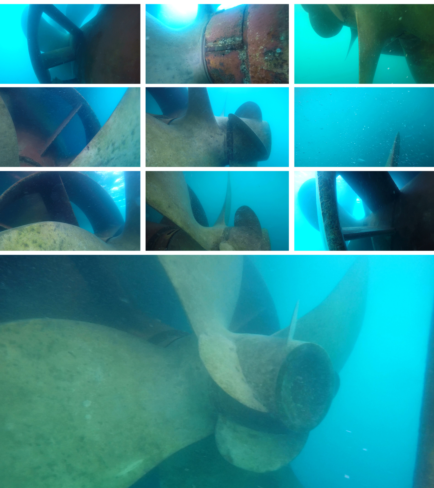 船舶水下检修 水下摄影