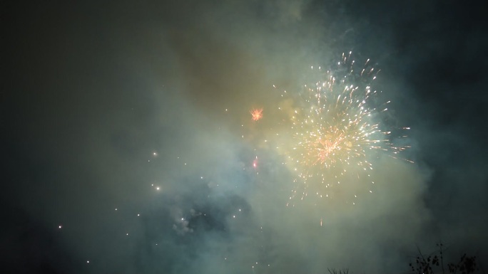 过年礼炮燃放烟花爆竹