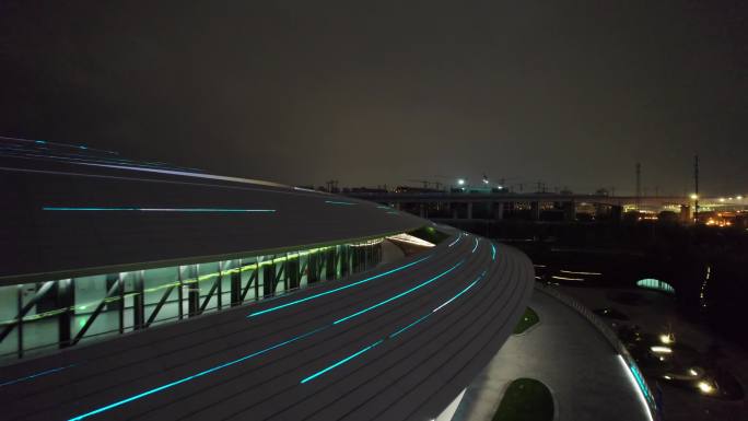 杭州亚运会电竞馆 夜景