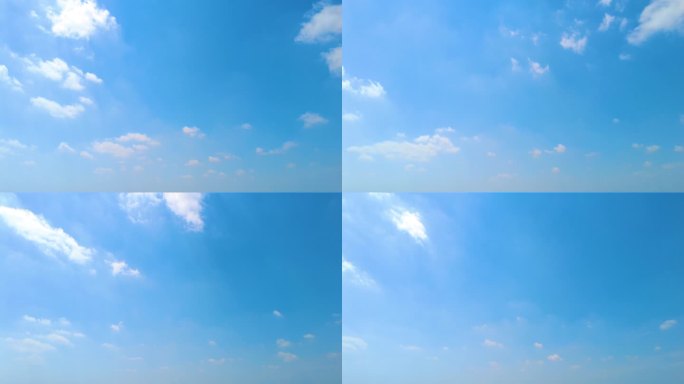 城市蓝天白云风景延时摄影视频素材400