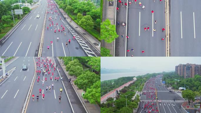 长沙湘江马拉松赛 城市马拉松健康运动