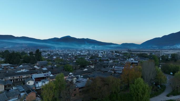 大理沙溪古镇宁静的早晨