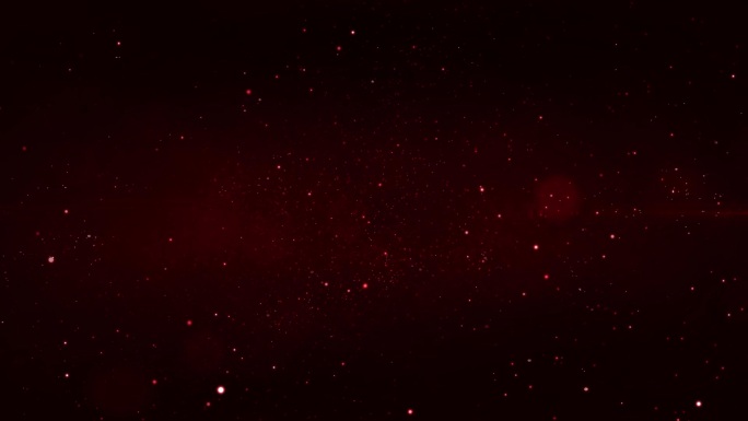 红色粒子星空光斑
