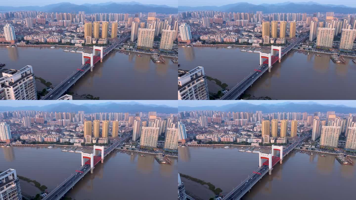 龙港市 瓯南大桥 龙港外滩 红日海景 龙