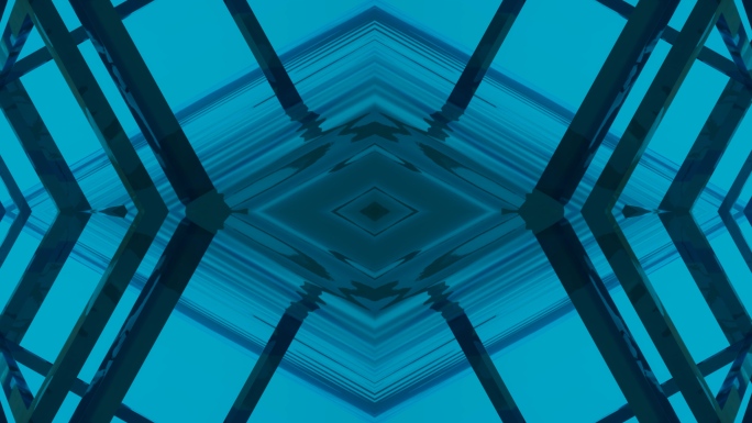 【4K时尚背景】蓝色涟漪结构几何意境水纹