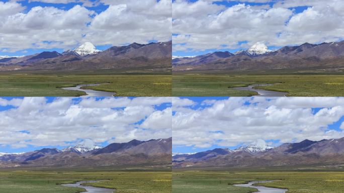 西藏阿里冈仁波齐雪山延时摄影
