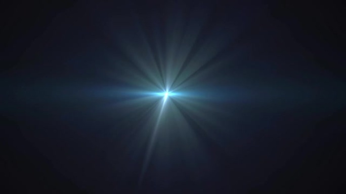 闪光褪色移动蓝光标志光学镜头明星耀斑闪亮动画循环背景新质量自然照明灯光线效果动态彩色明亮视频素材