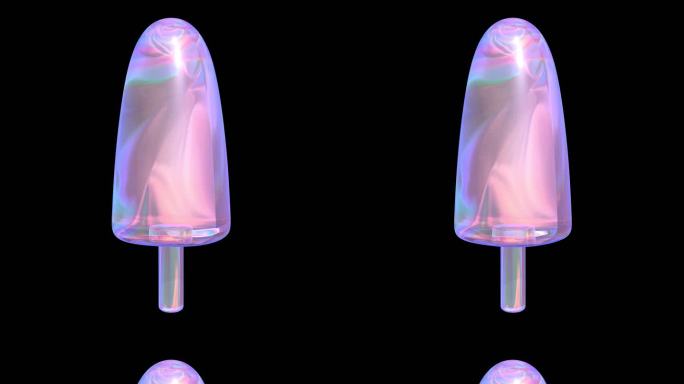 赛博朋克 棒冰冰棍冰棒夏天巧克力冰淇淋