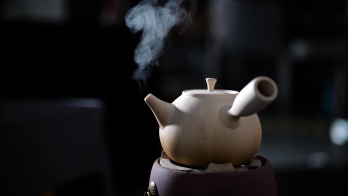 茶生活围炉煮茶炭火烧水泡茶