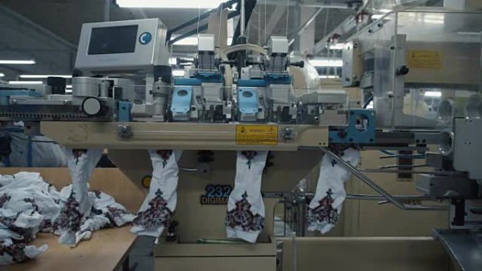 生产线缝纫产品袜子